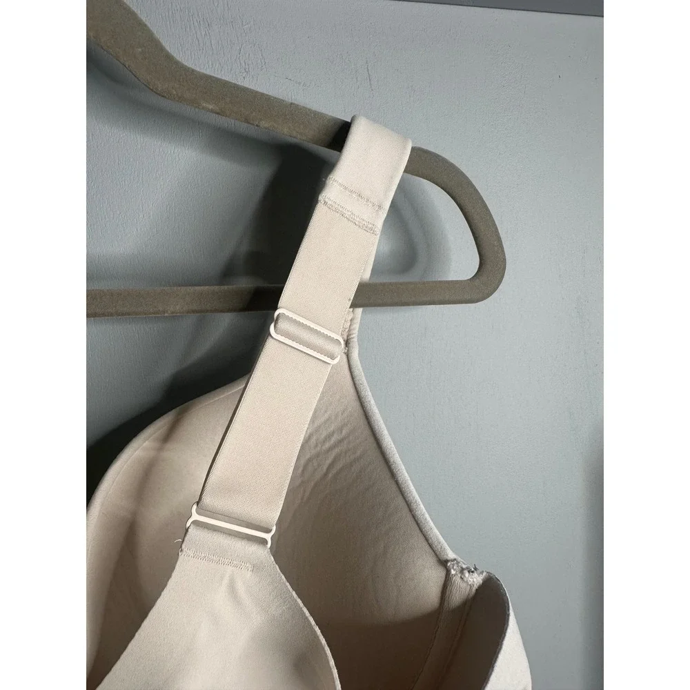 Cacique Lightly Lined Balconette Bra Beige 38DD Underwire 1136877